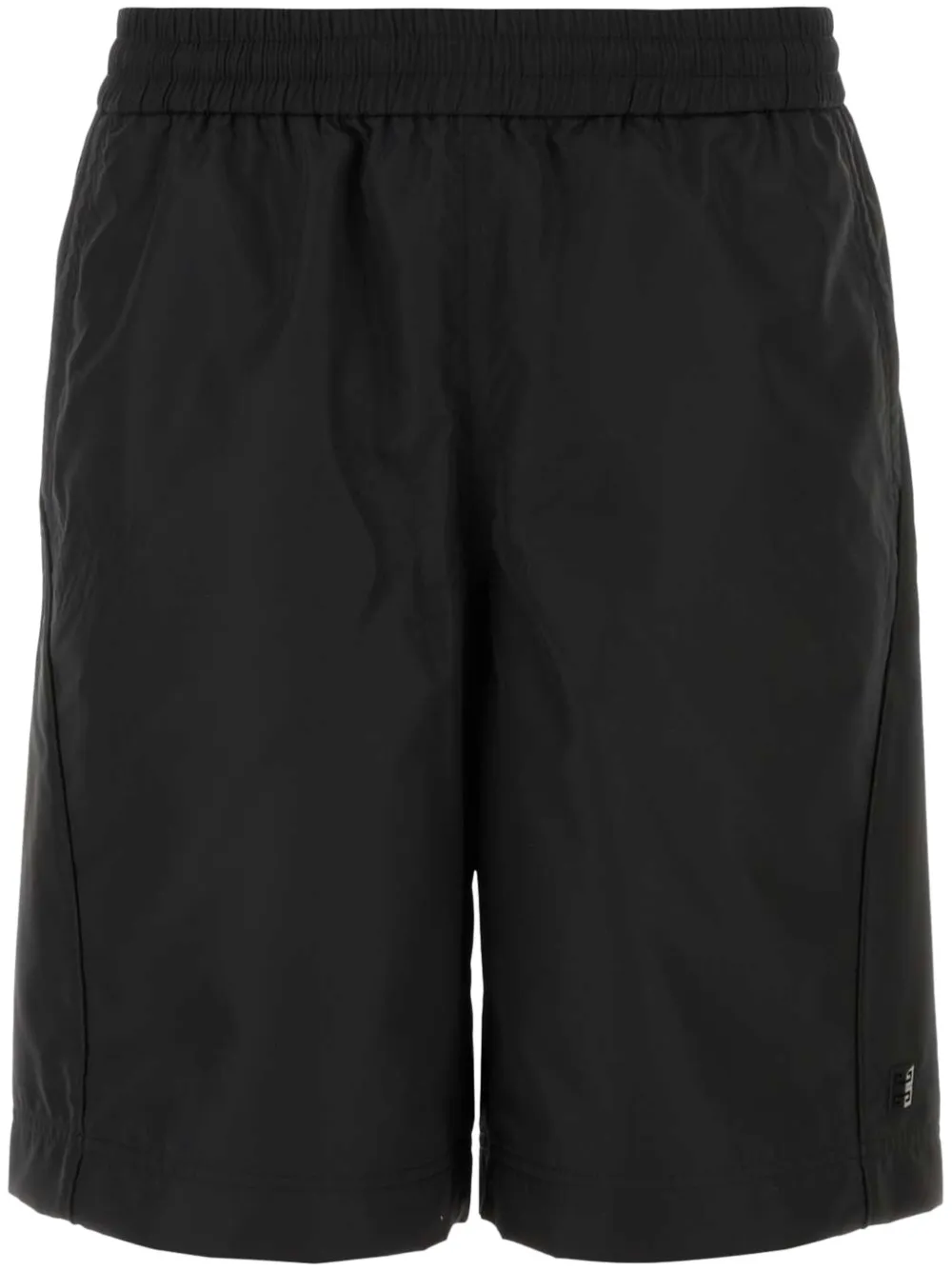 Givenchy Bermuda Shorts With Elastic Waistband And Back Pocket In Black