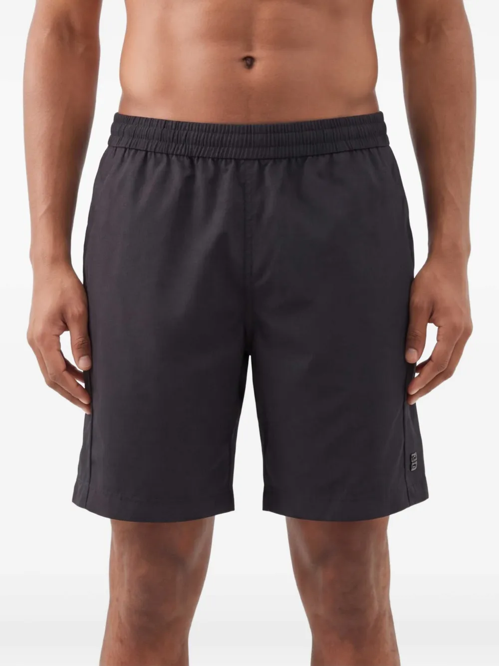 Givenchy Zwembroek met logo Zwart