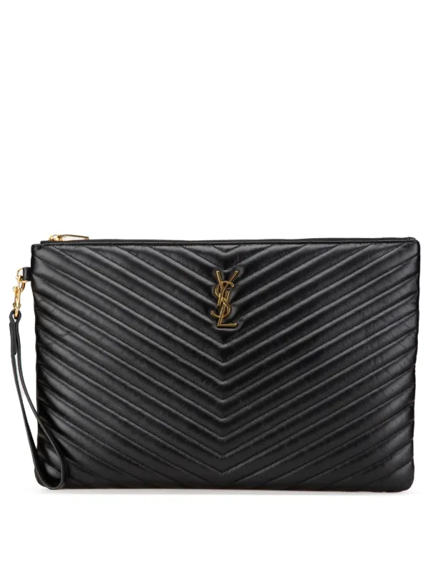 Saint Laurent Pre-Owned 2017 シェブロン モノグラム