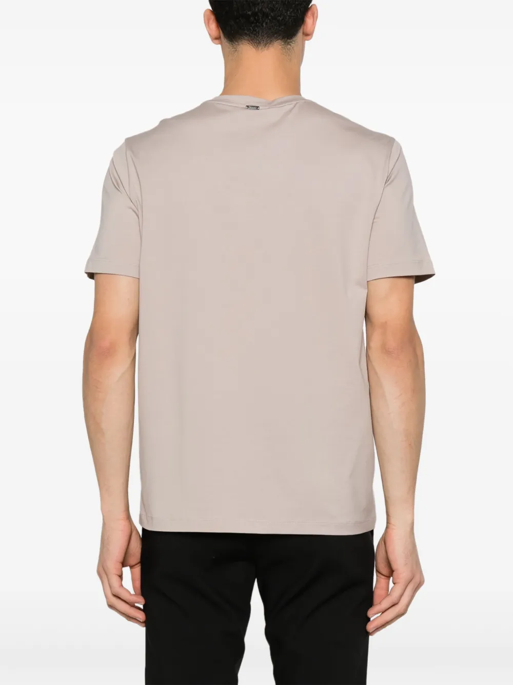 Herno Lichtgewicht jersey T-shirt Beige