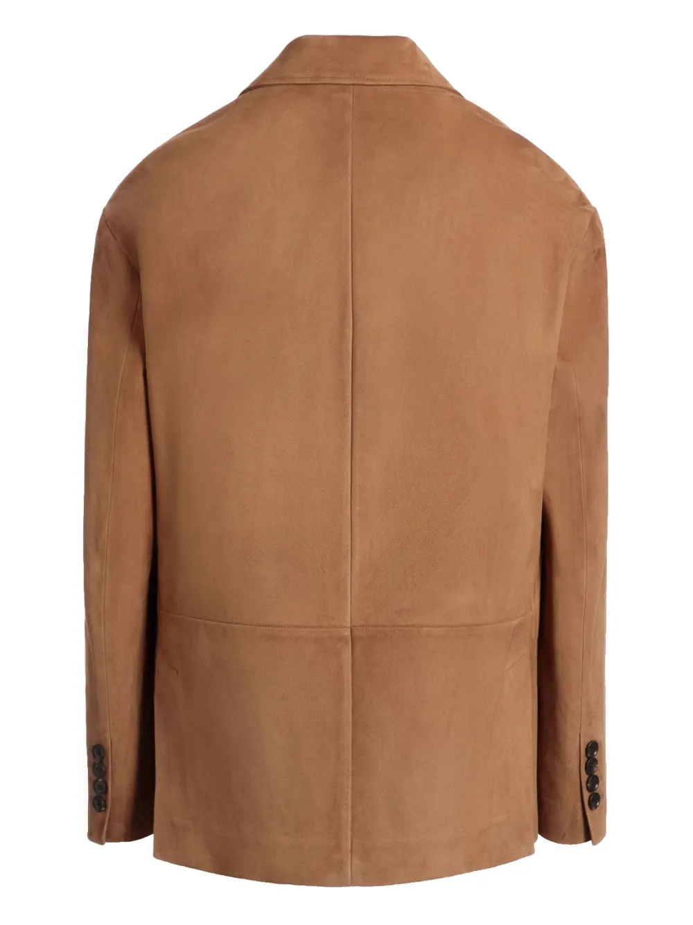 Bally suede blazer - Bruin