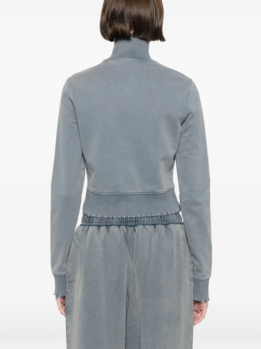 Daily Paper Sweater met logoplakkaat Blauw