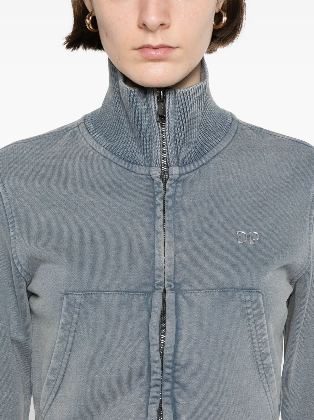 Daily Paper Sweater met logoplakkaat Blauw