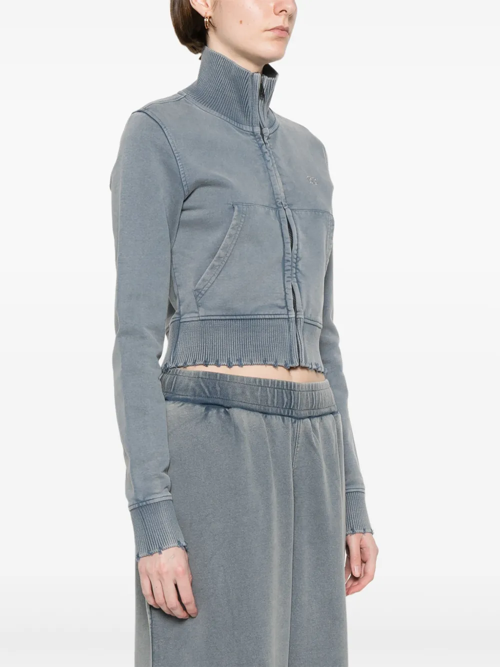 Daily Paper Sweater met logoplakkaat Blauw