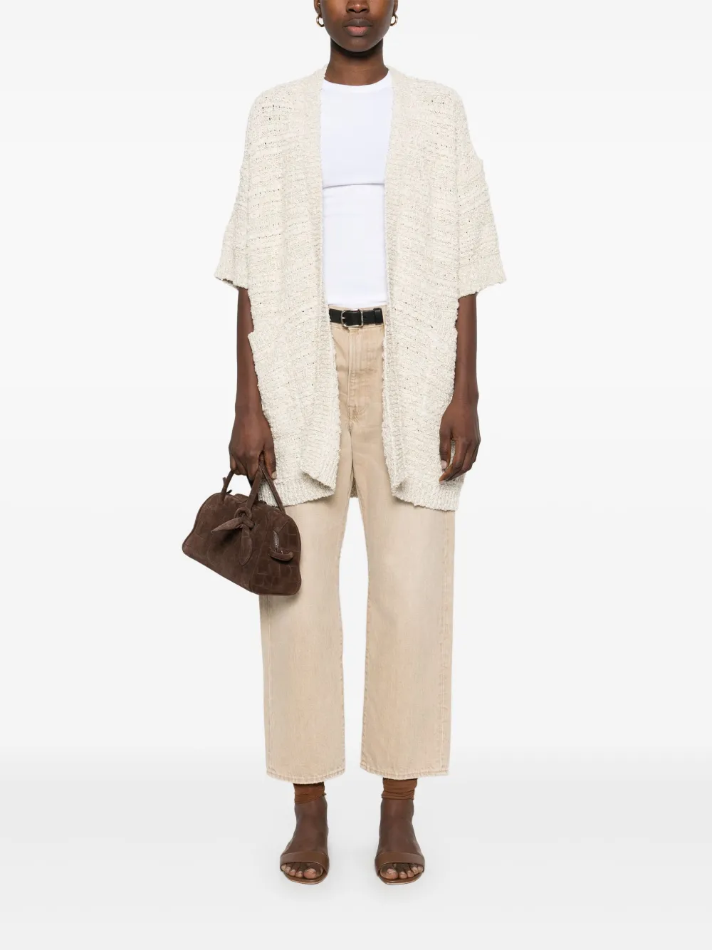 Max Mara Lurex vest Beige