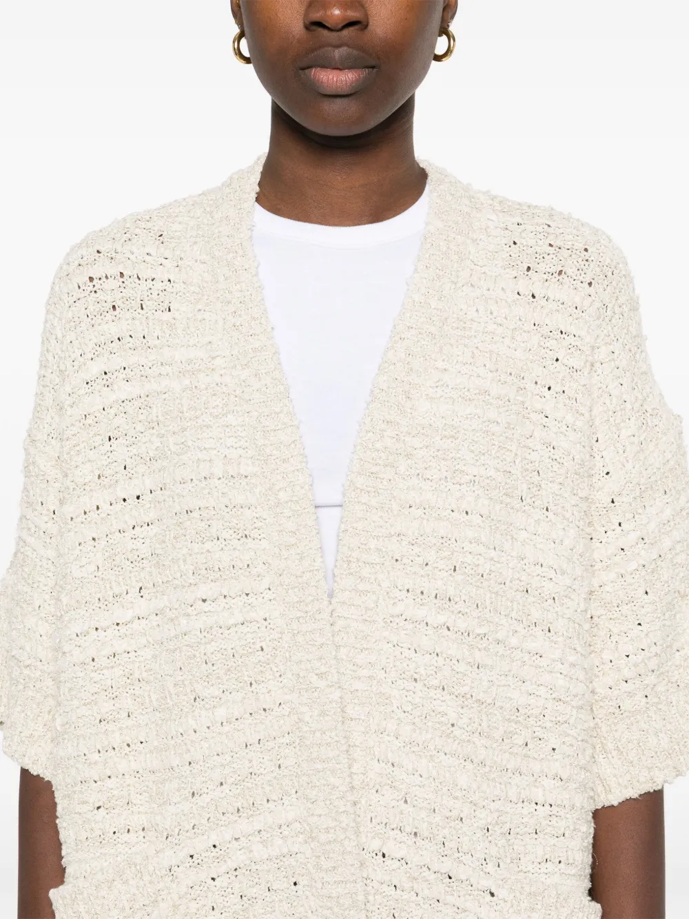 Max Mara Lurex vest Beige