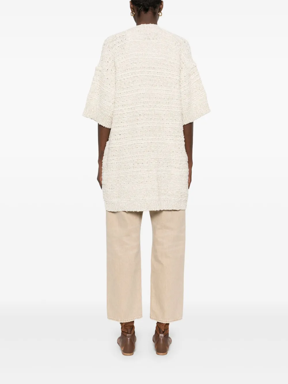 Max Mara Lurex vest Beige