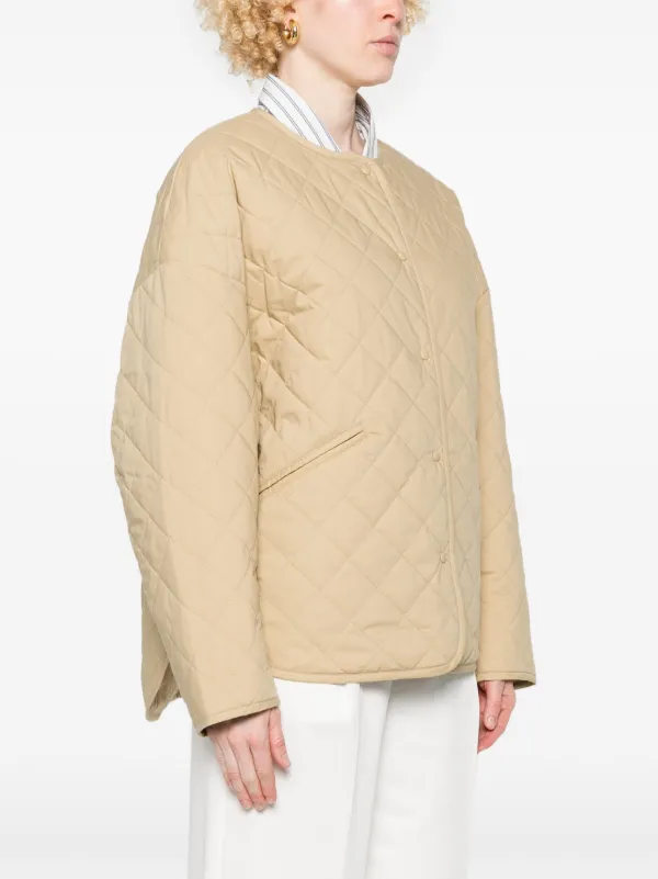 TOTEME Quilted Jacket | Neutrals | FARFETCH