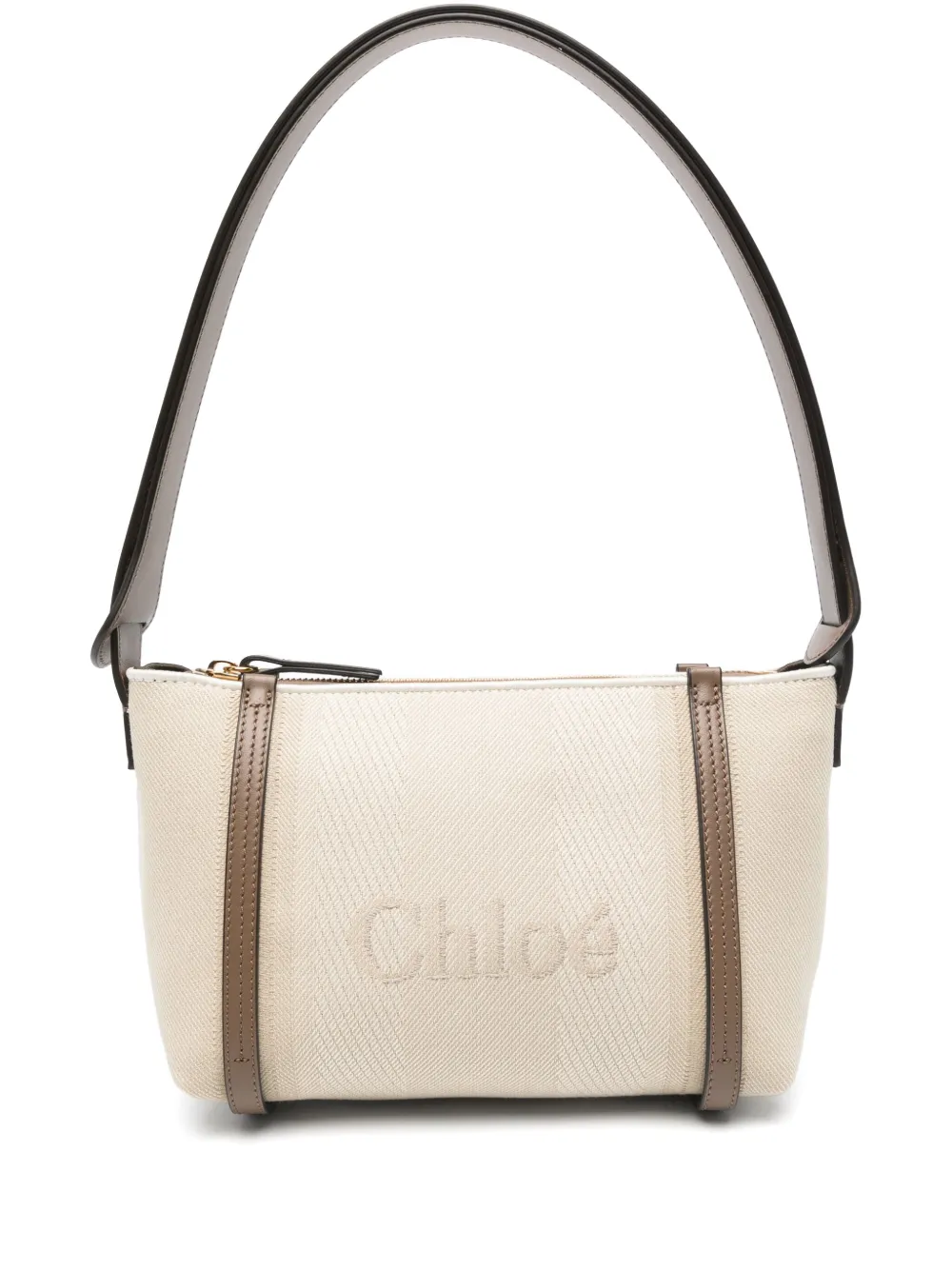 Chloé logo-jacquard shoulder bag