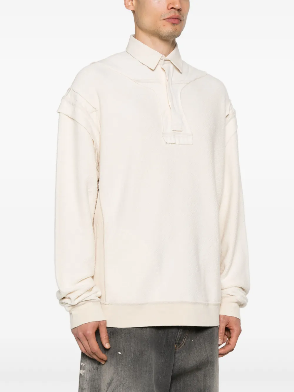 Maison Margiela Décortiqué poloshirt Beige