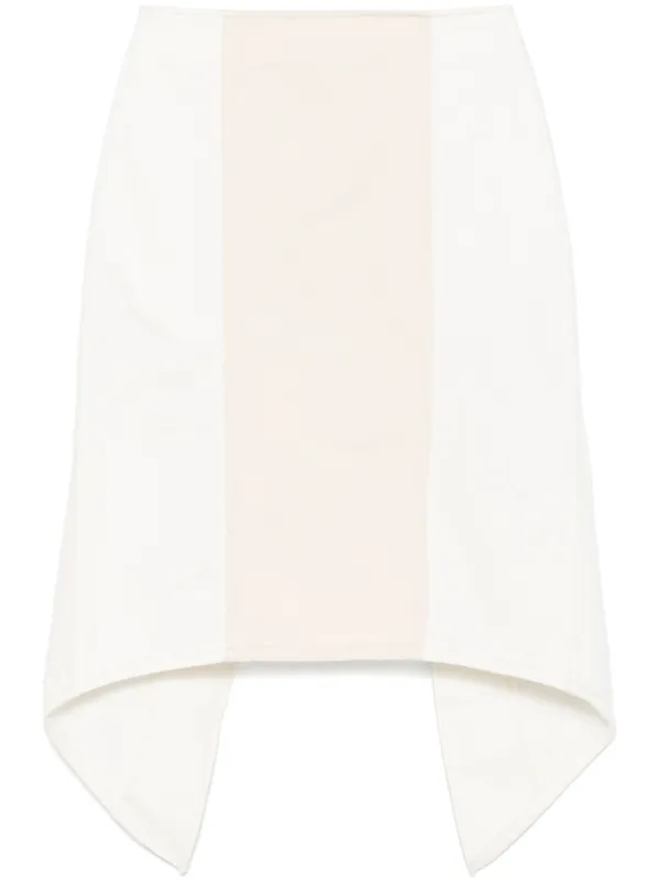 スカート J W ANDERSON LAYERED MIDI SKIRT JW ANDERSON Layered Asymmetric Satin Midi Skirt | endource