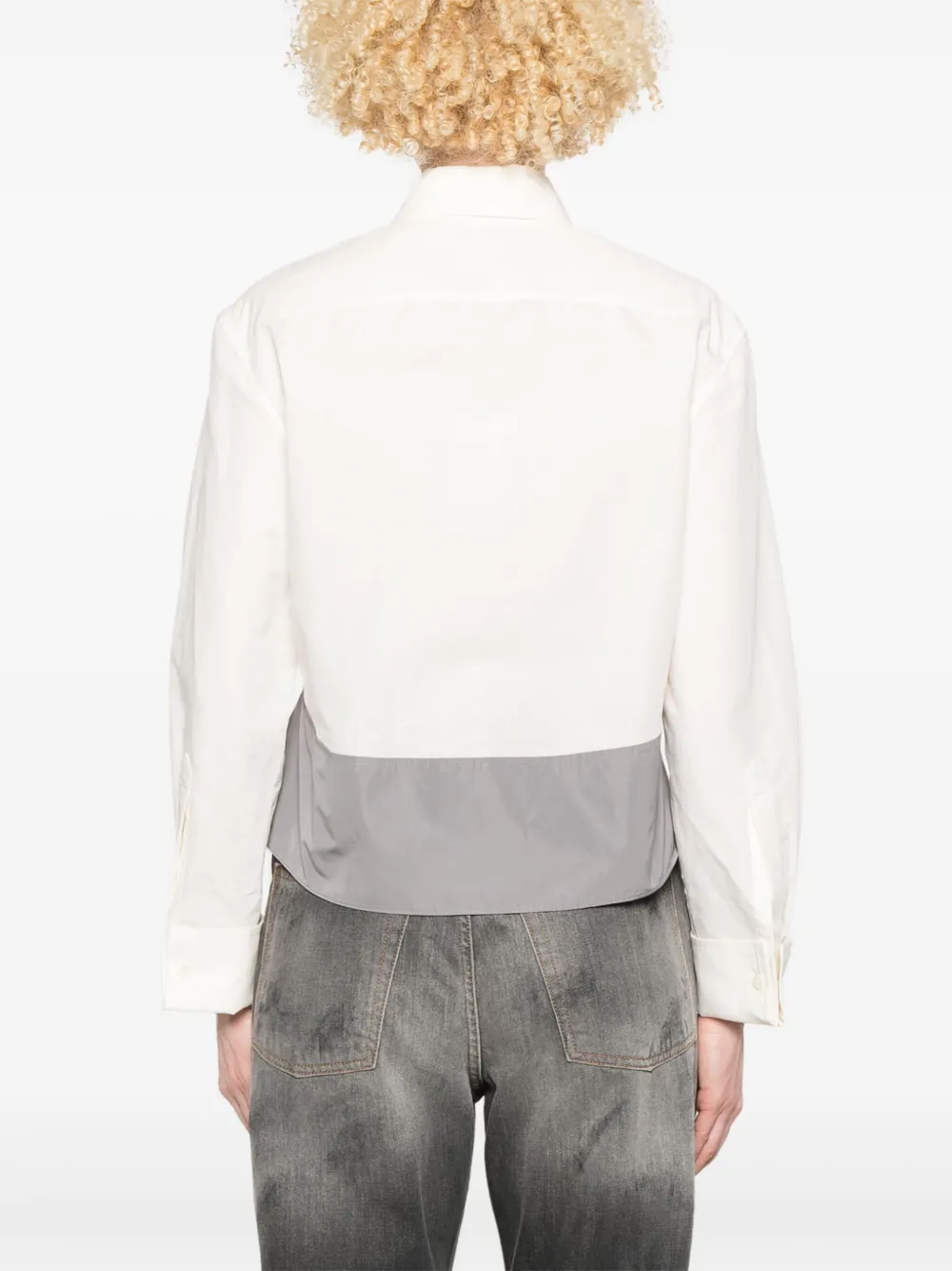 JW Anderson Shirt met colourblocking Beige