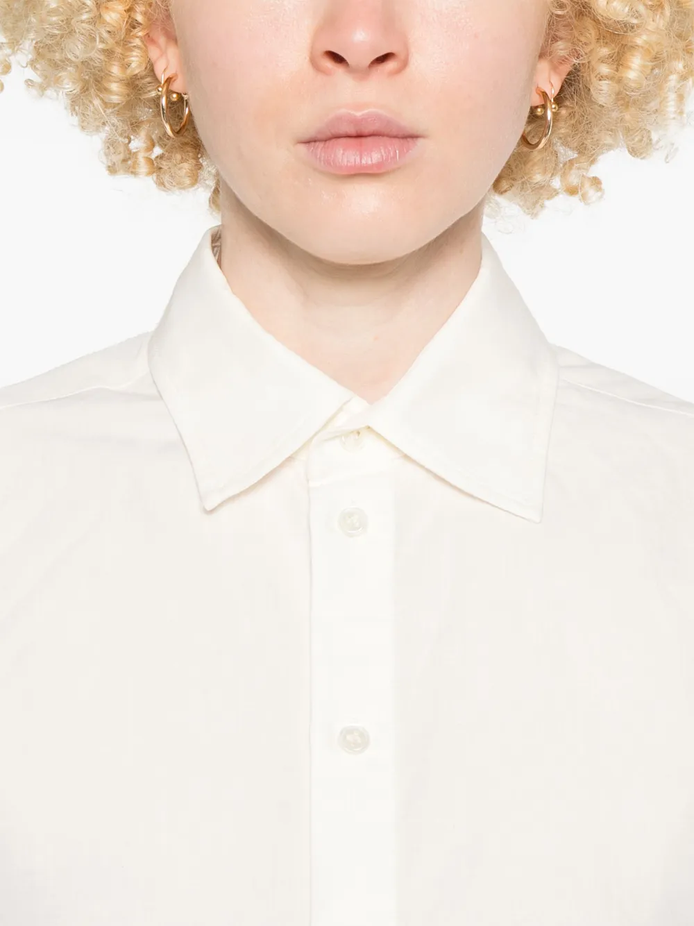 JW Anderson Shirt met colourblocking Beige