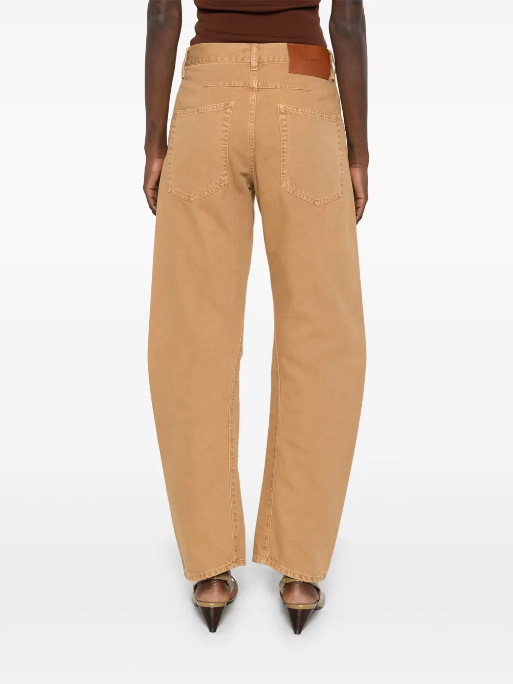 Victoria Beckham Twisted Slouch jeans Beige