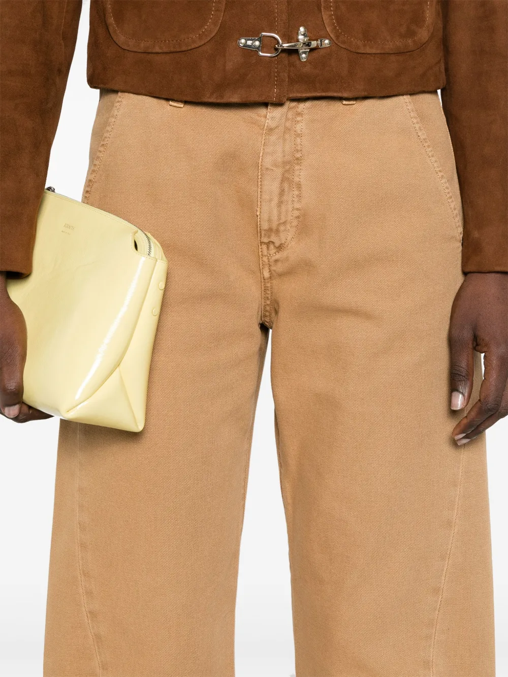 Victoria Beckham Twisted Slouch jeans Beige