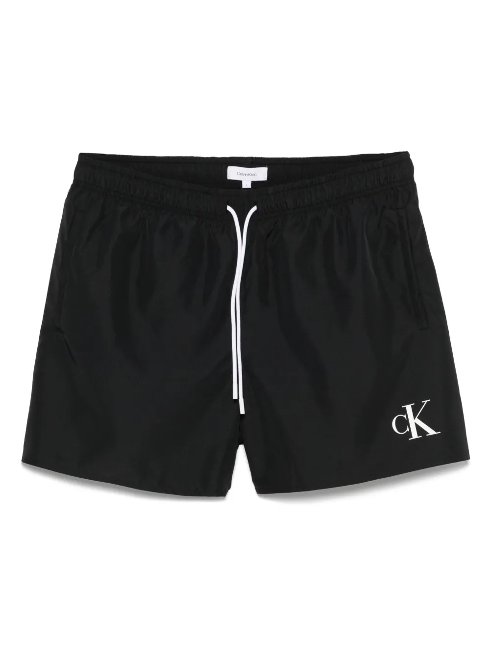 Calvin Klein drawstring swim shorts | Black | Image 1
