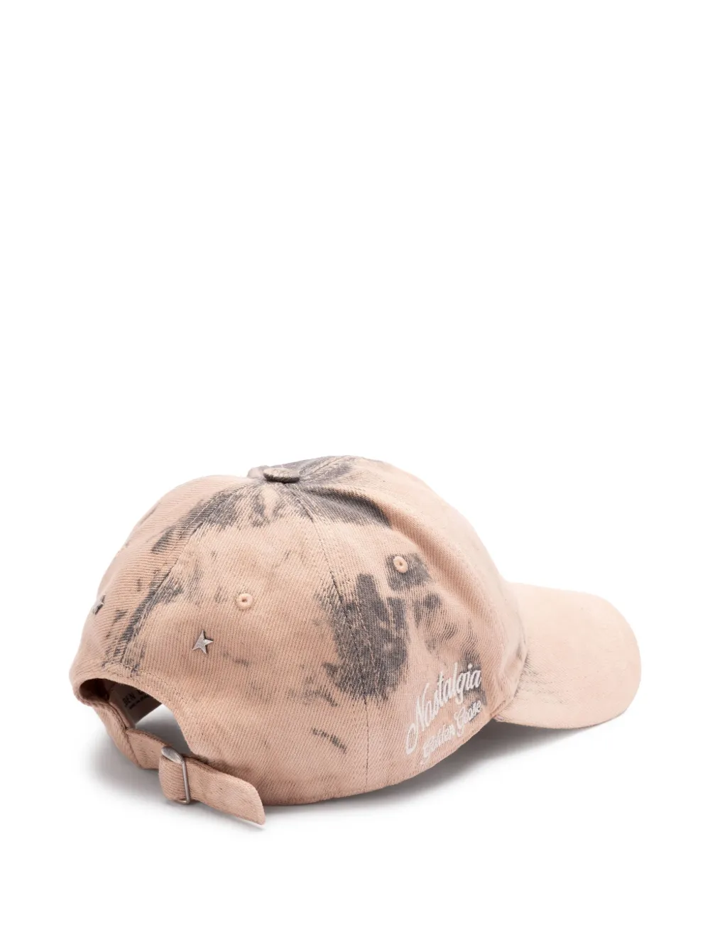 Golden Goose Honkbalpet met tie-dye print - Beige