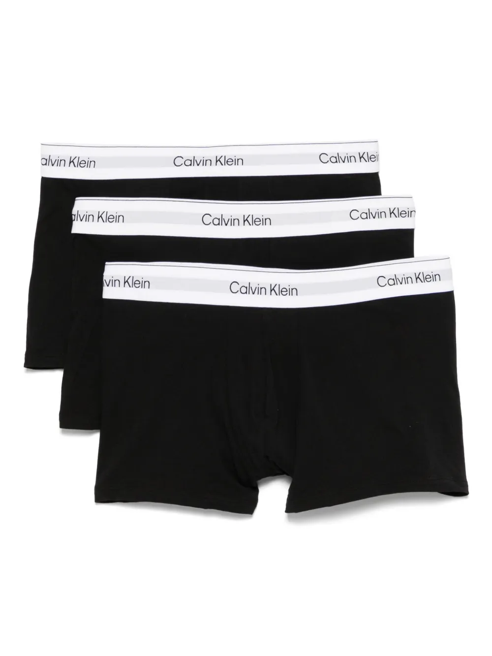 Calvin Klein Underwear logo-waistband boxers (pack of three) | Black | Image 1