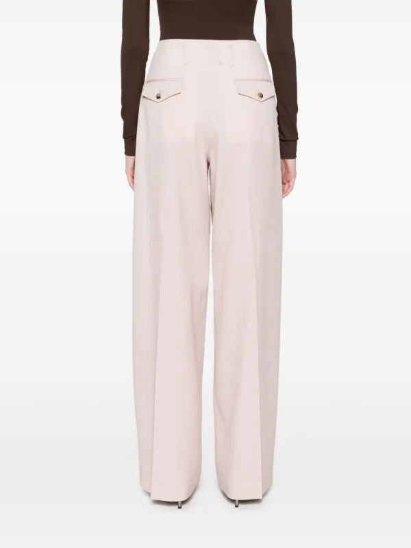 パンツ Golden Goose SS25 FLAVIA PANT (GWP01203P001965 25235) Golden Goose Flavia wide-leg Trousers | Pink | FARFETCH