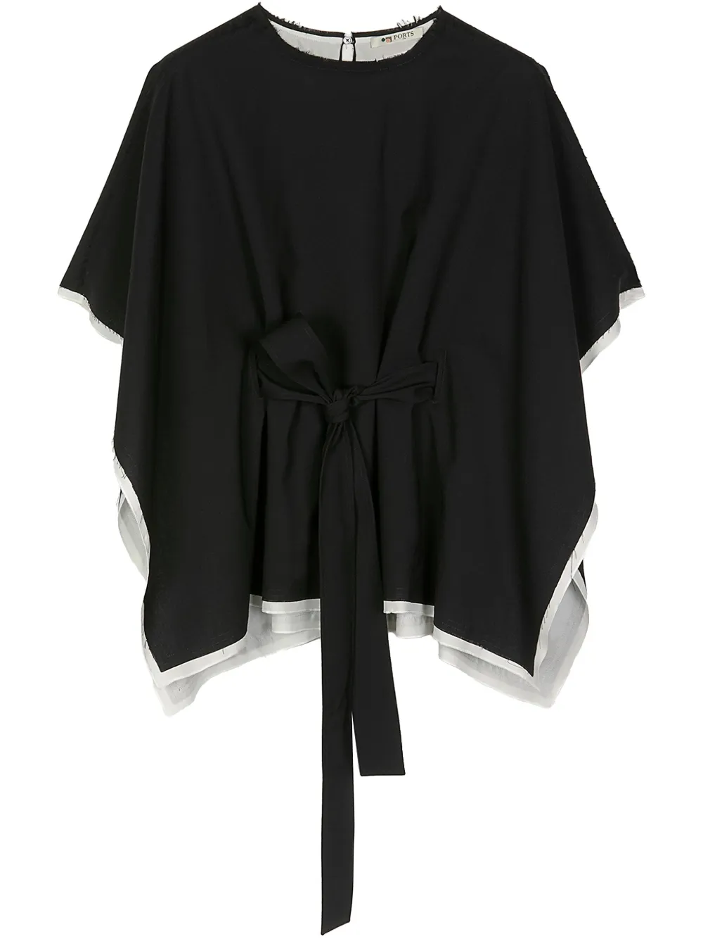 Ports 1961 Tweekleurige cape Zwart