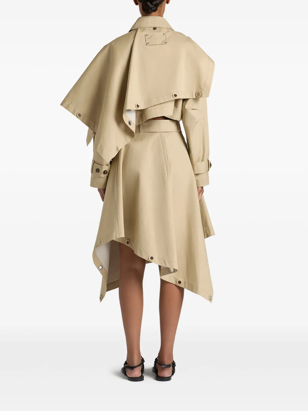 PORTS 1961 ASYMMETRIC TRENCH JACKET 