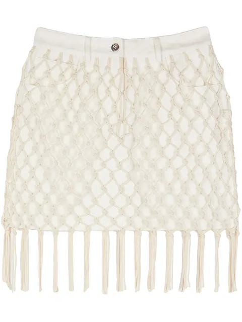 Ports 1961 Weaving-Inspired skirt 