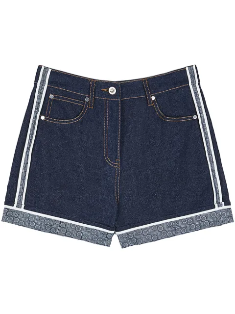Ports 1961 shorts de mezclilla con logoP 