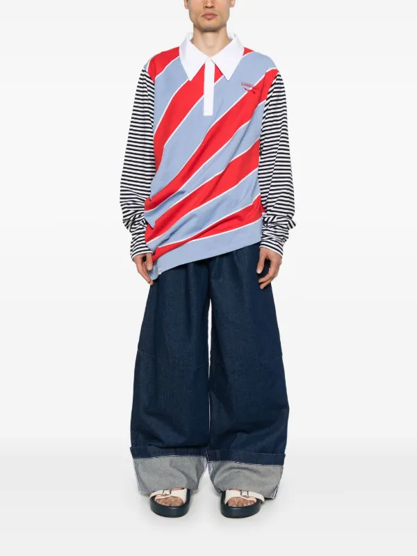 Charles Jeffrey Loverboy Topsy Turvy ポロシャツ | レッド | FARFETCH JP