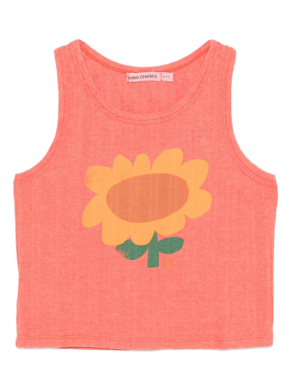 Bobo Choses Sunflower tanktop Rood