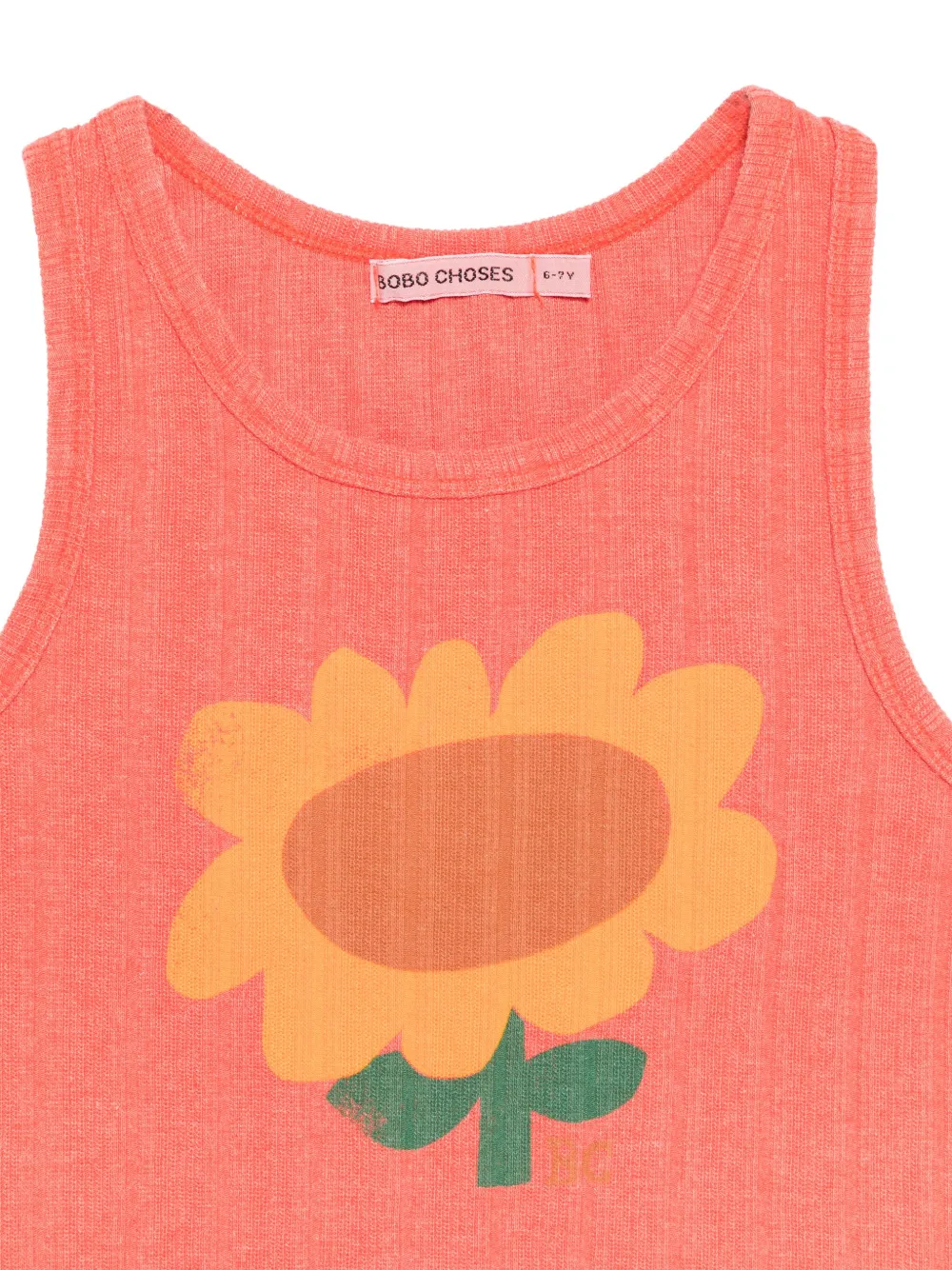 Bobo Choses Sunflower tanktop Rood