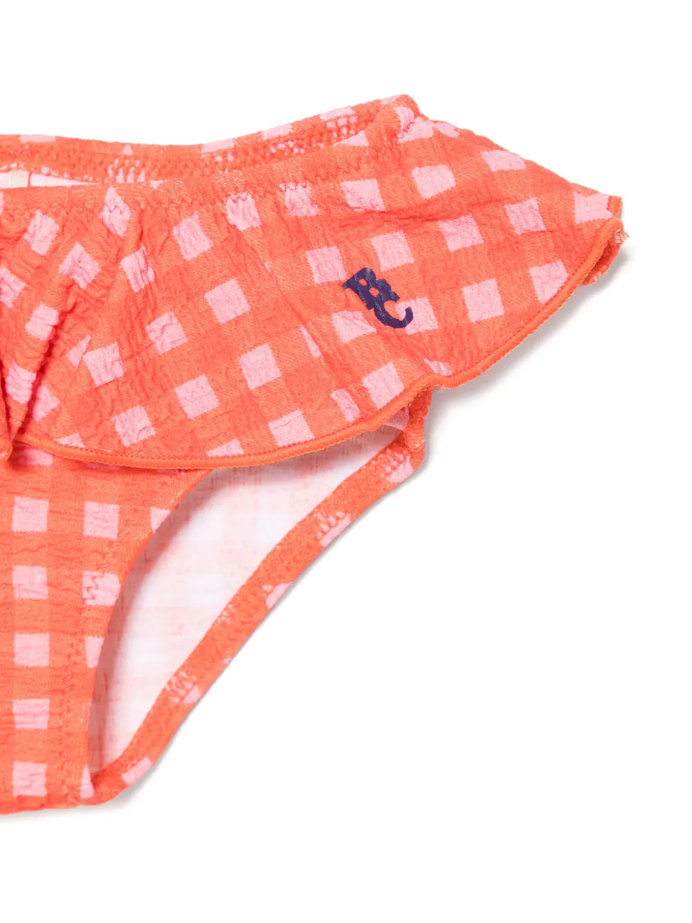 Bobo Choses Gerüschte Badehose mit Vichy-Karomuster | Bikinis & Tankinis | Image 2