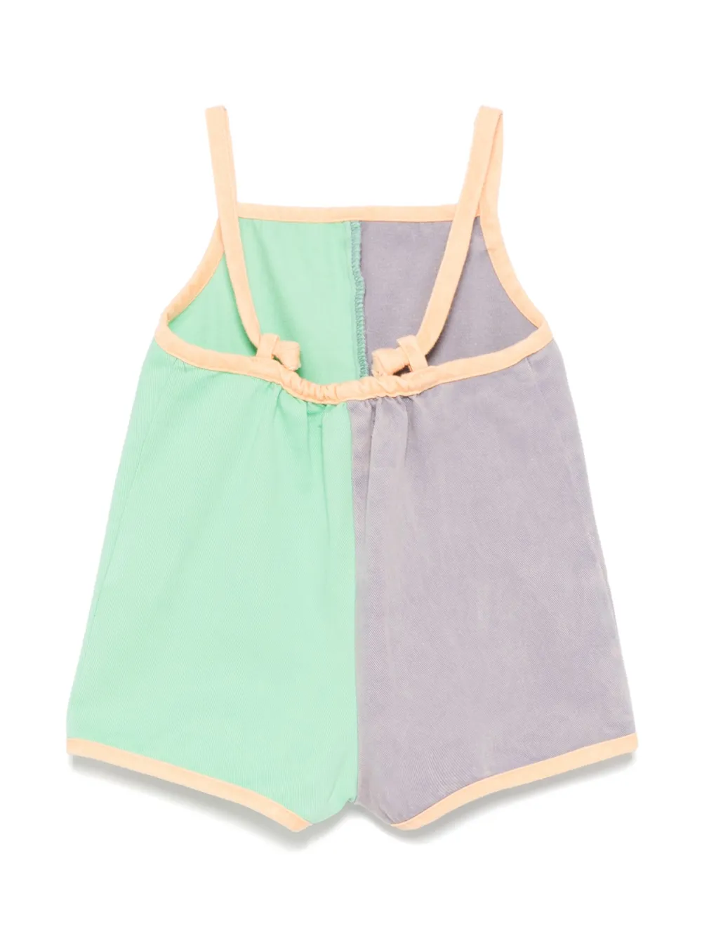 Bobo Choses Geweven playsuit met colourblocking - Groen