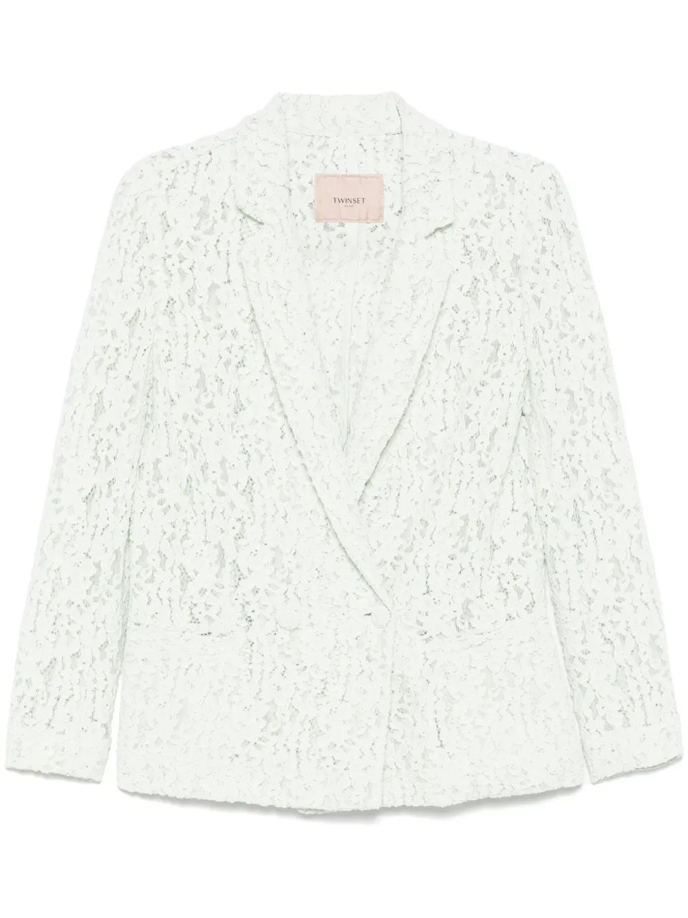 TWINSET blazer de encaje | verde | Image 1