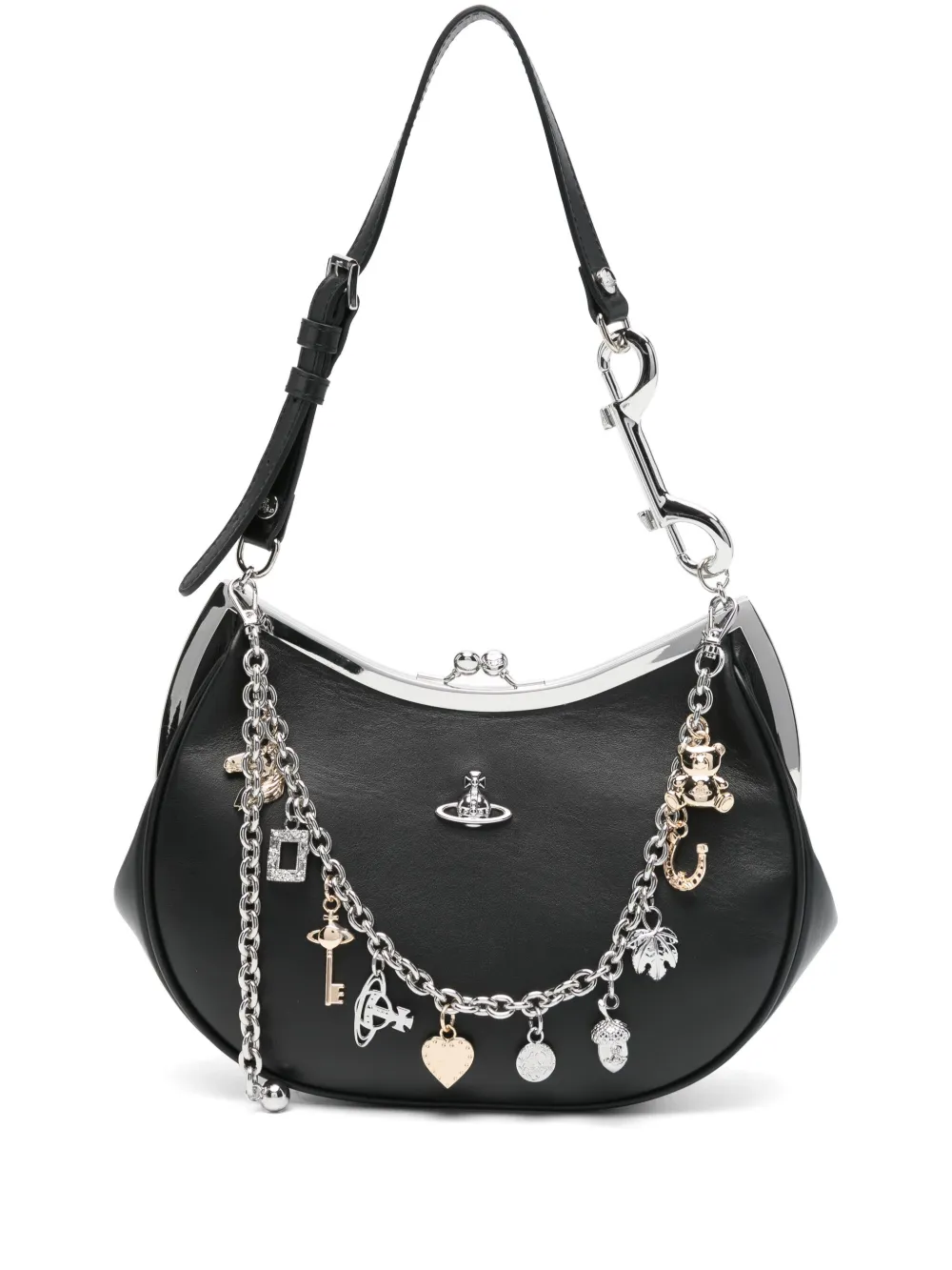 Vivienne Westwood Charm Frame tote bag | Black | Image 1