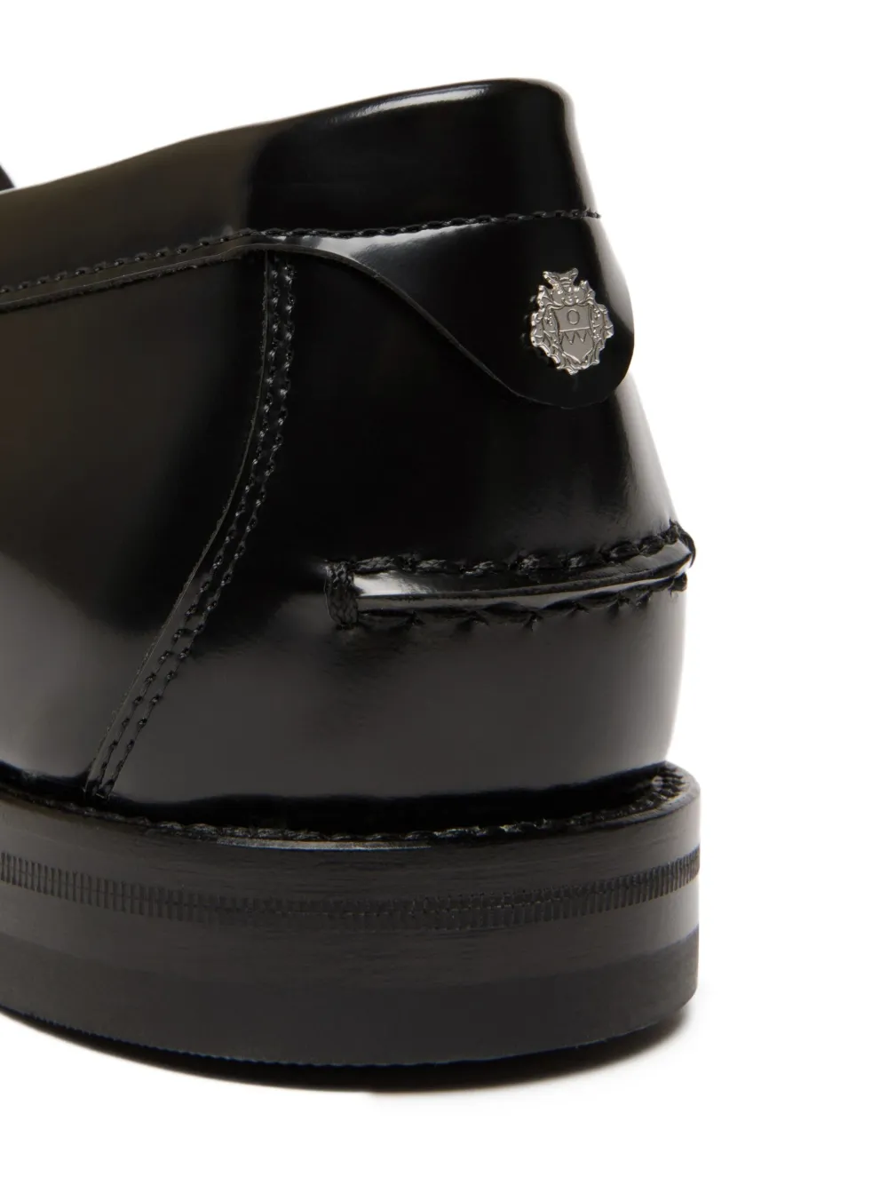 Bally leather loafers Black