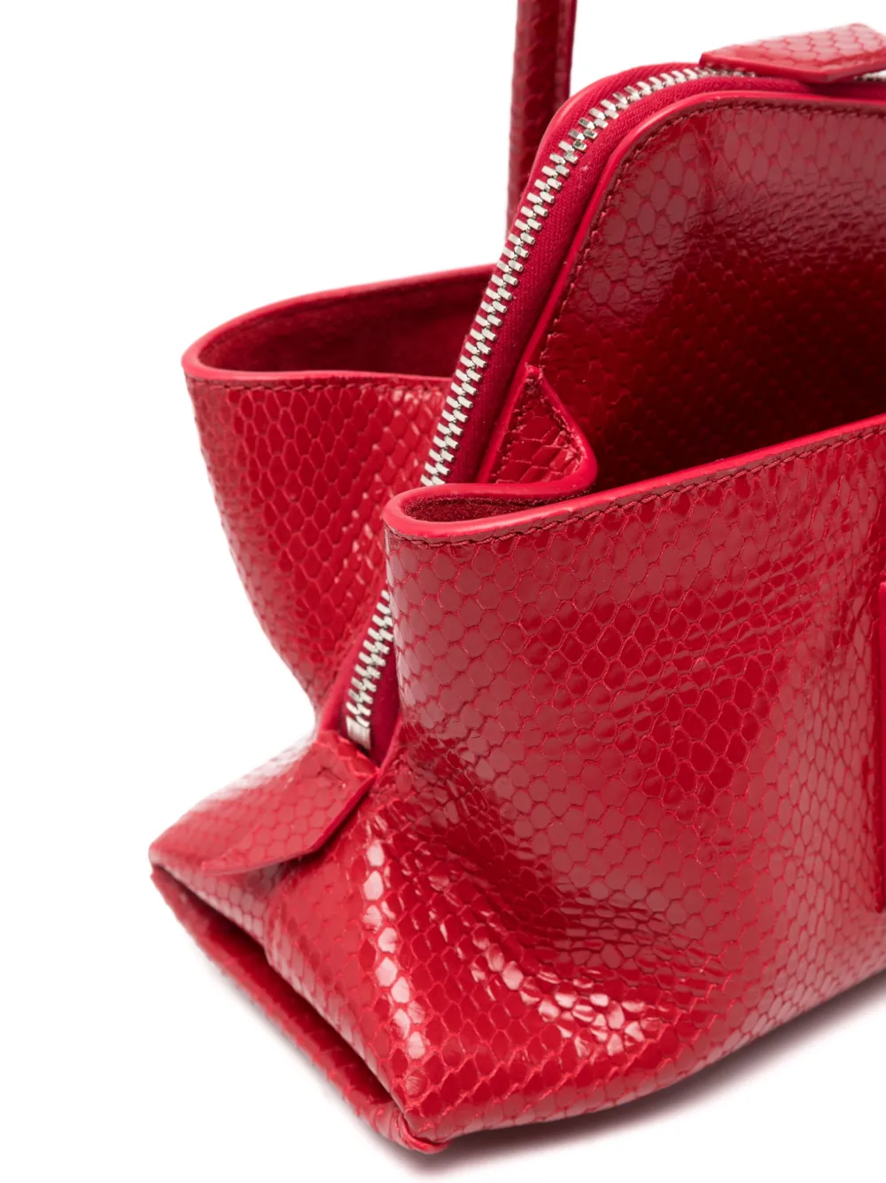The Attico La Passeggiata kleine shopper Rood