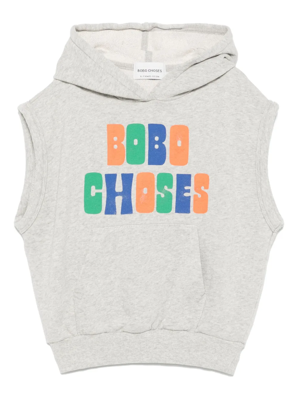Bobo Choses Mouwloze hoodie Grijs