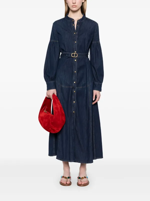 スーツ・フォーマル・ドレス Belted Denim Effect Shirt Dress gzz52611_wash blue_xl?w=537&