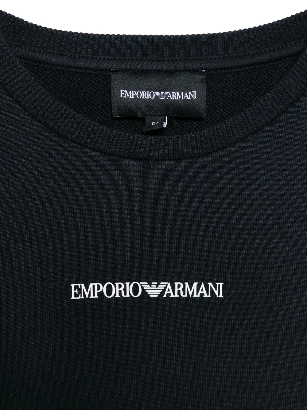 Emporio Armani Kids Sweater met logoprint Blauw