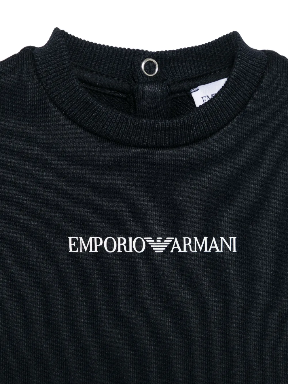 Emporio Armani Kids Sweater met logoprint Blauw