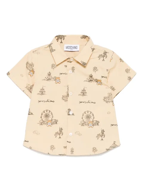 Moschino Kids Shirt met Teddy Bear-print