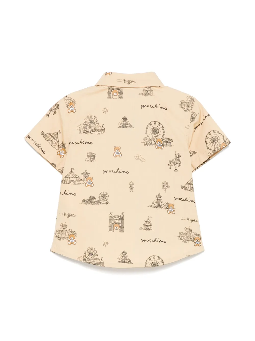 Moschino Kids Shirt met Teddy Bear-print - Beige