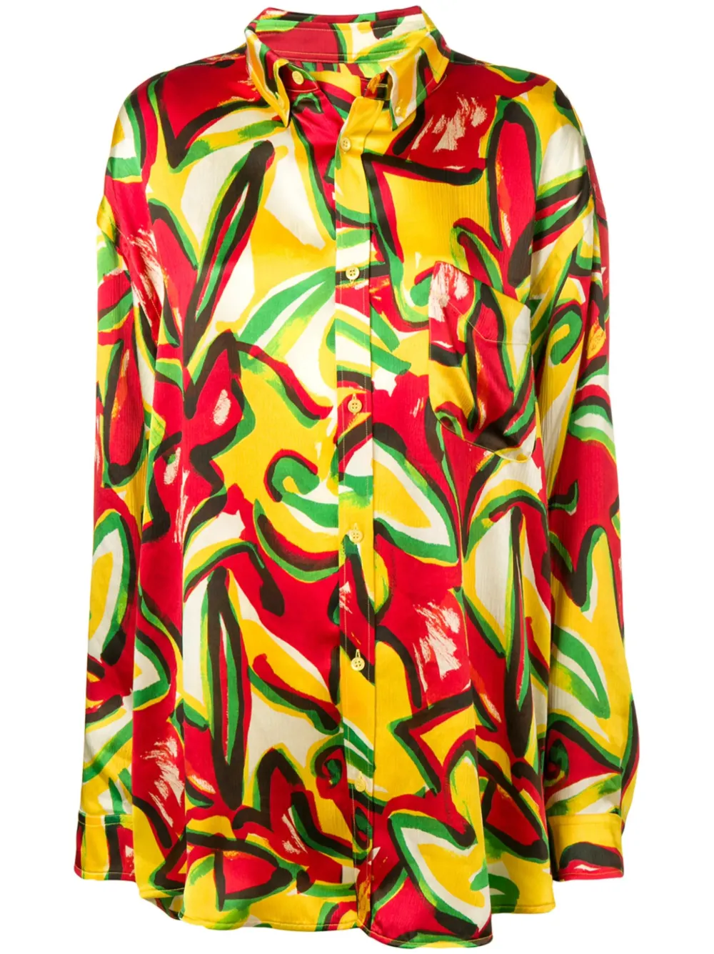 Balenciaga Scarf blouse - Yellow