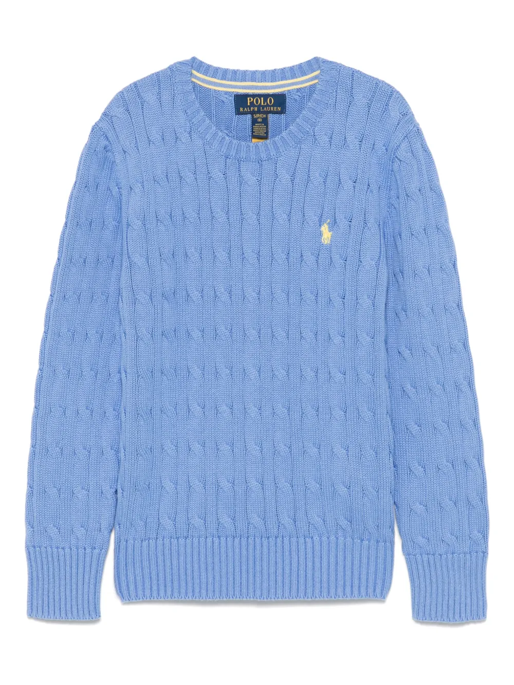 POLO RALPH LAUREN KIDS Kabelgebreide trui Blauw