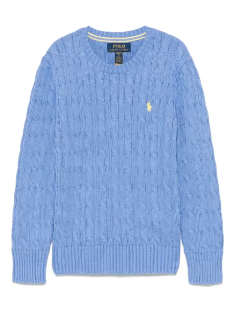 POLO RALPH LAUREN KIDS Pullover mit Zopfmuster