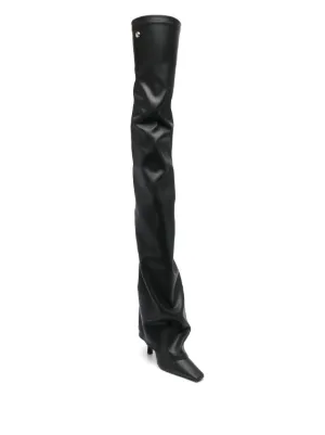 ロングブーツ THE ATTICO FW25 (250WSH00798 LBT040AA215) Taupe grey Robin boots The attico - women - THE ATTICO