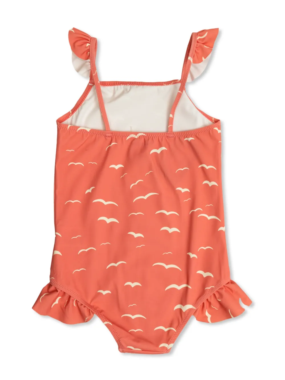 Mini Rodini Badpak met ruches Wit