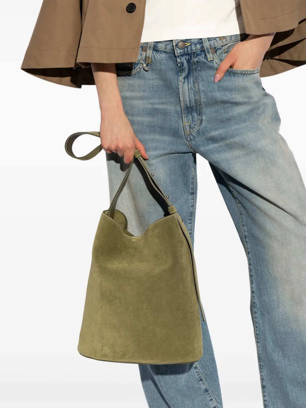 LIE STUDIO The Norma shopper - Groen