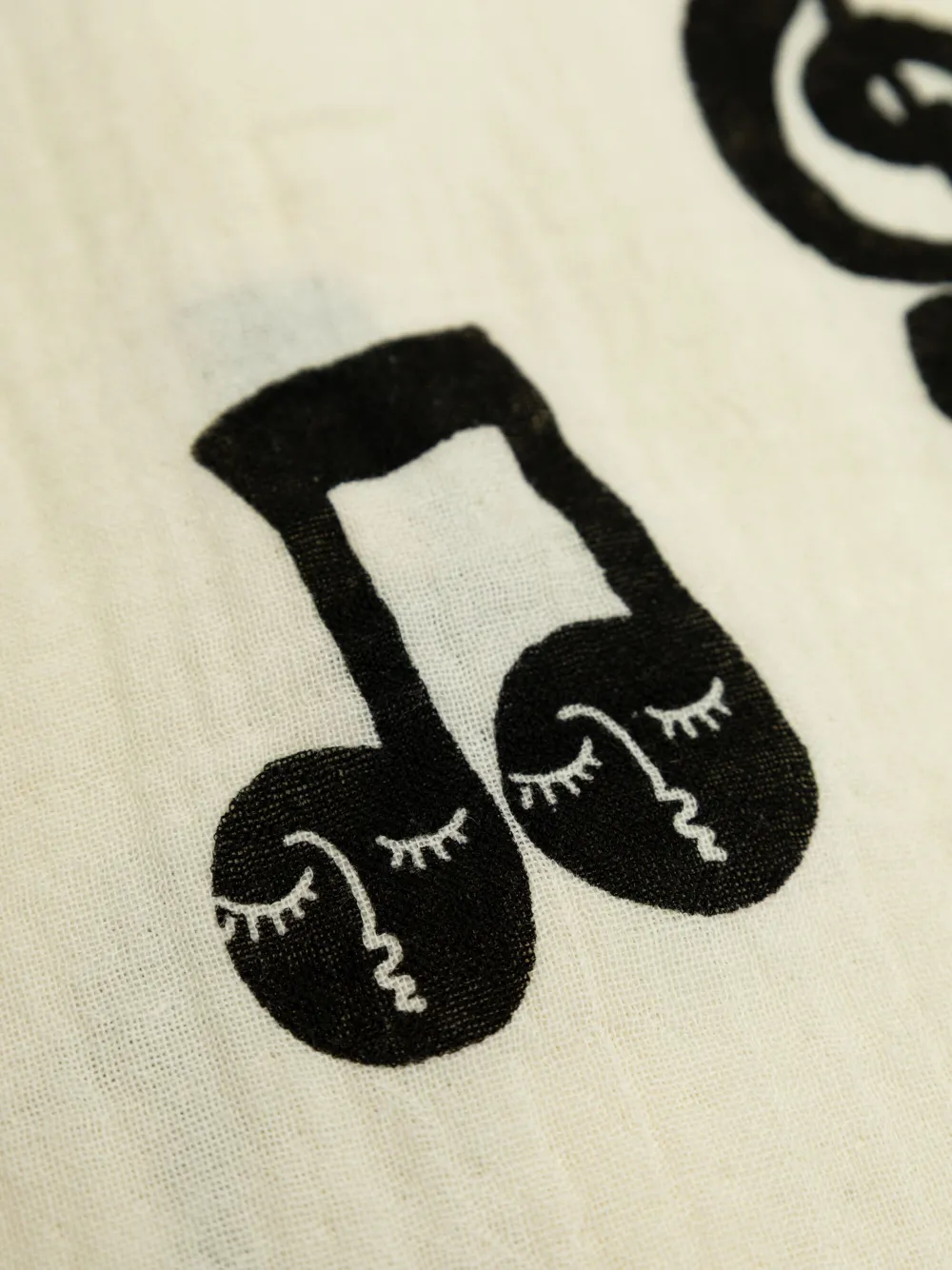 Mini Rodini Note shirt Wit