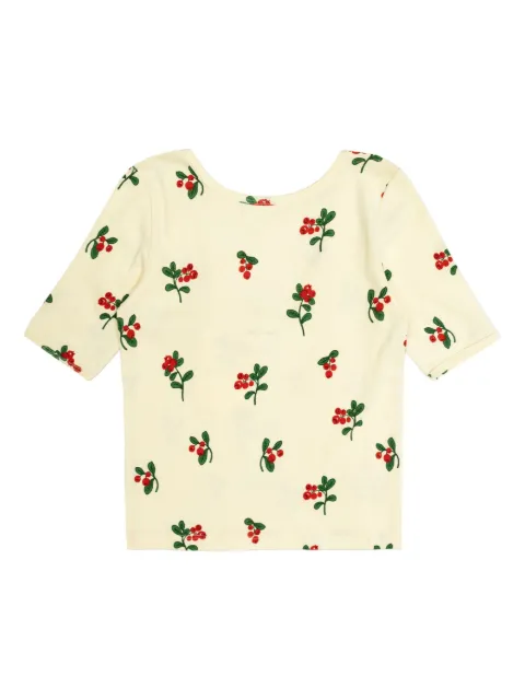 Mini Rodini playera con estampado gráfico
